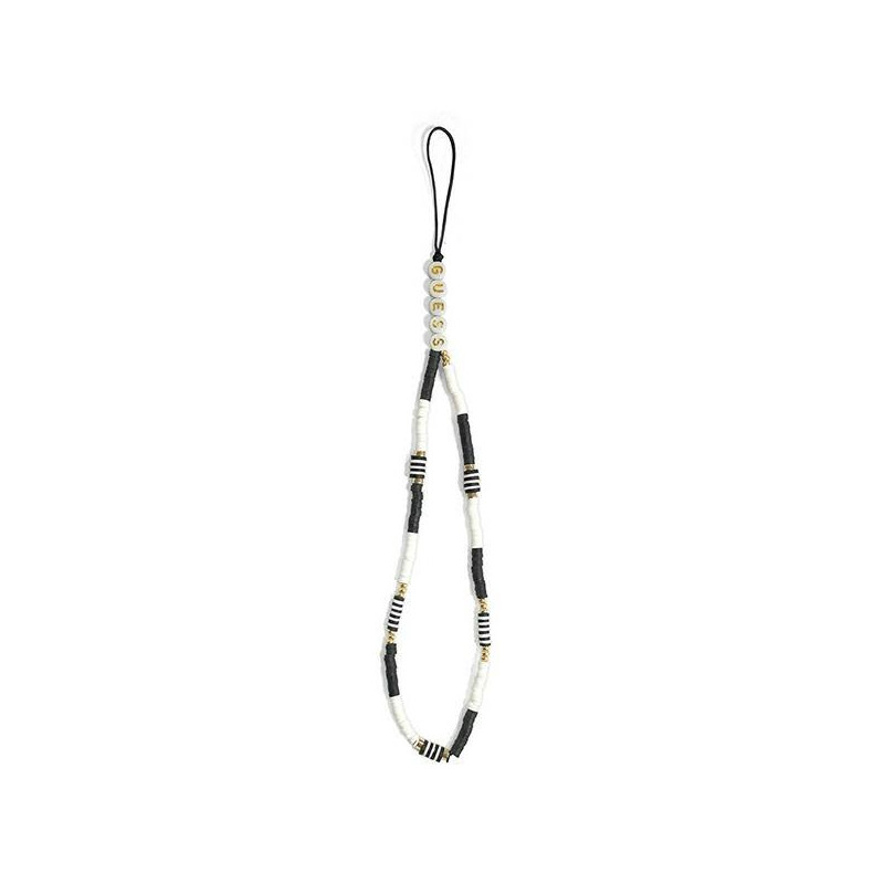Guess Heishi Beads pakabukas - juodai baltas