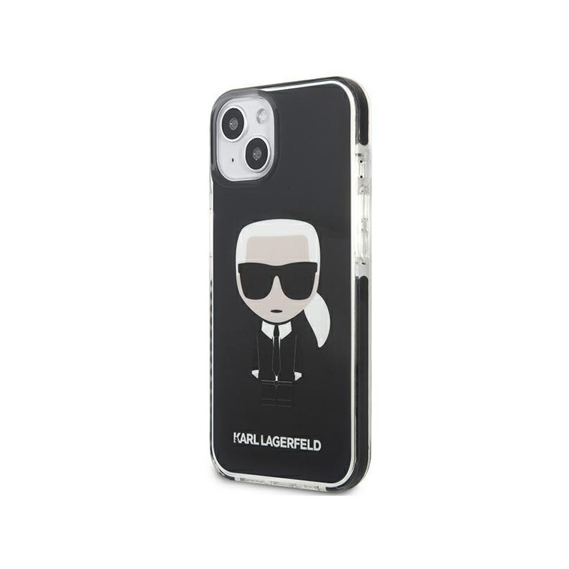 Karl Lagerfeld Iconik Karl dėklas iPhone 13 mini - juodas