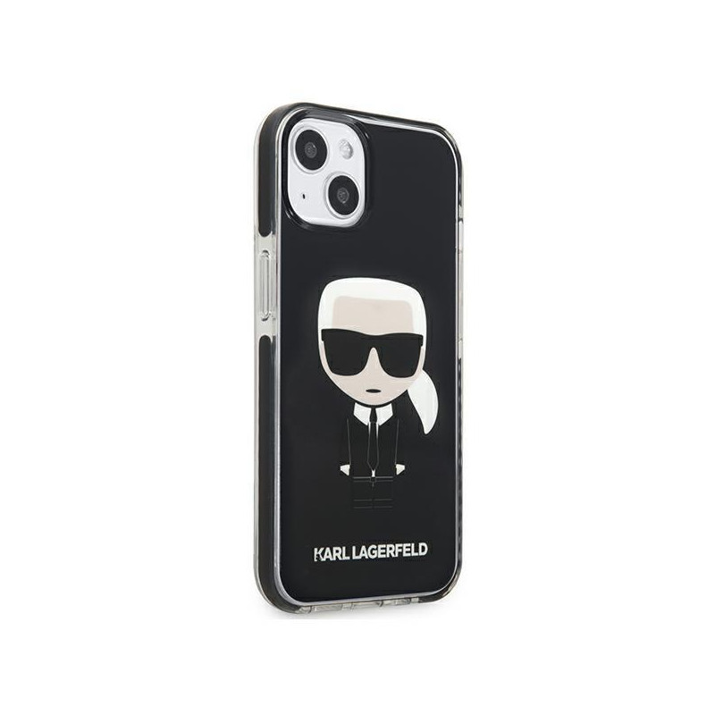 Karl Lagerfeld Iconik Karl dėklas iPhone 13 mini - juodas