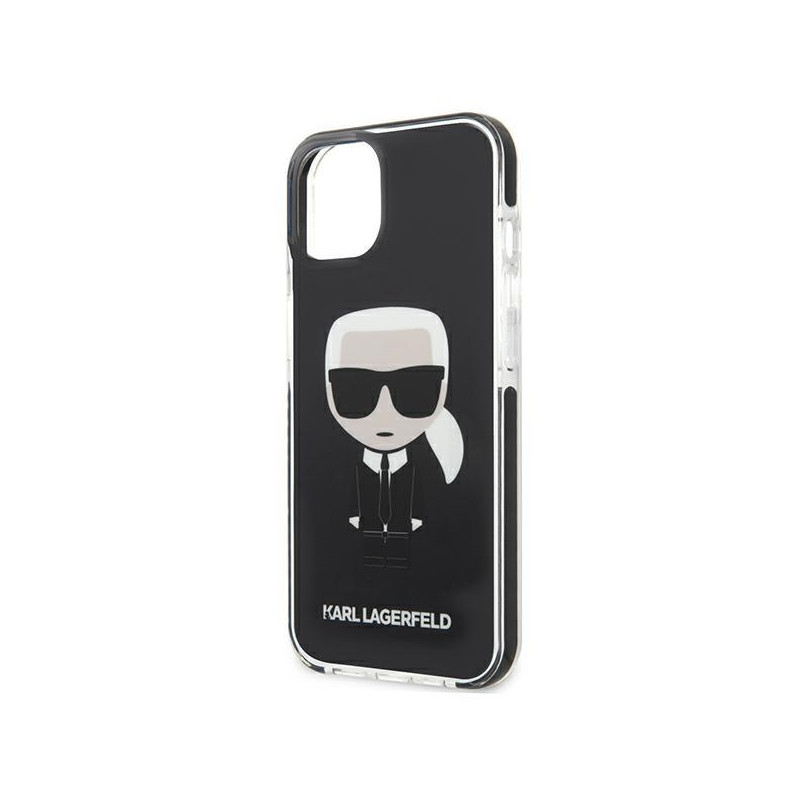Karl Lagerfeld Iconik Karl dėklas iPhone 13 mini - juodas