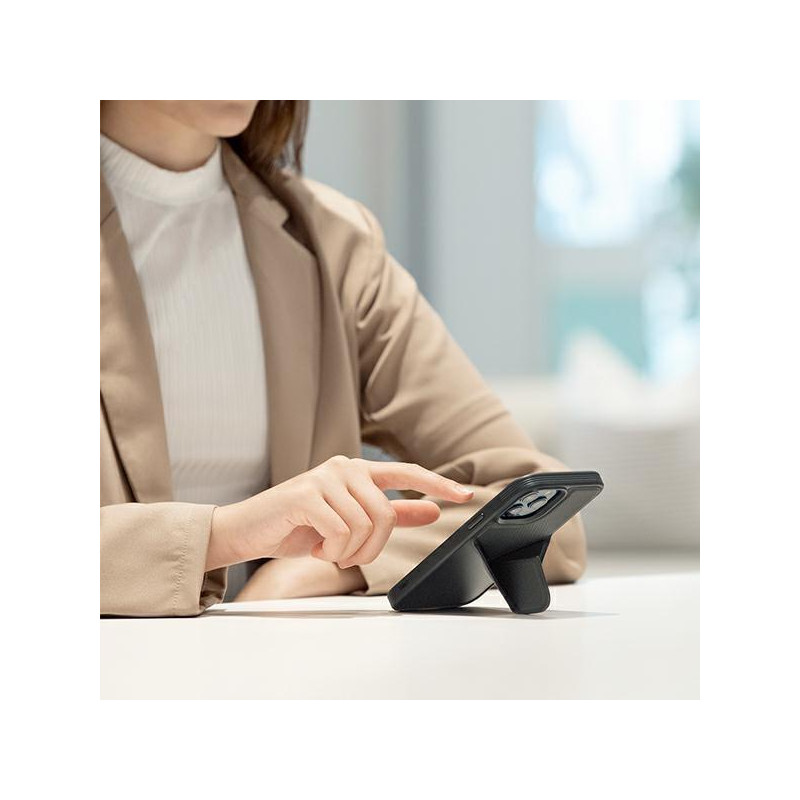 UNIQ Transforma MagSafe dėklas skirtas iPhone 13 Pro / iPhone 13 - juodas