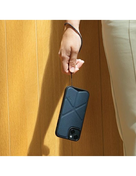 UNIQ Transforma MagSafe dėklas, skirtas iPhone 13 Pro / iPhone 13 - mėlynas