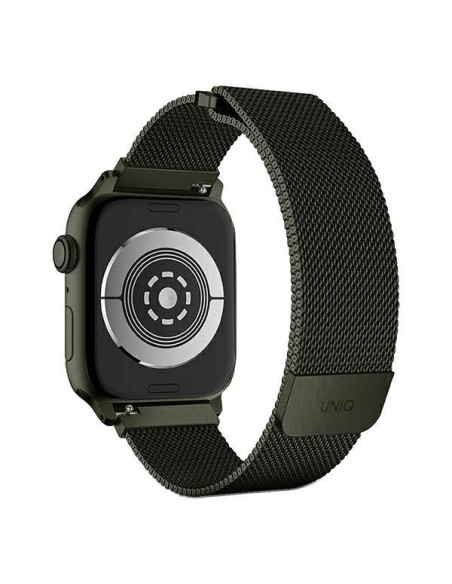 Uniq Dante nerūdijančio plieno dirželis, skirtas Apple Watch 1/ 2/ 3/ 4/ 5/ 6/ 7/ 8/ SE/ SE2 38/ 40/ 41mm – žalias
