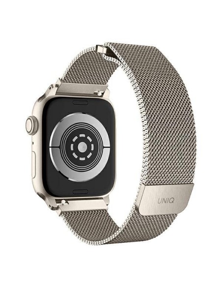 Uniq Dante nerūdijančio plieno dirželis, skirtas Apple Watch 1/ 2/ 3/ 4/ 5/ 6/ 7/ 8/ SE/ SE2 42/ 44/ 45mm – smėlio spalv... Uniq Dante nerūdijančio plieno dirželis, skirtas Apple Watch 1/ 2/ 3/ 4/ 5/ 6/ 7/ 8/ SE/ SE2 42/ 44/ 45mm – smėlio spalv...
