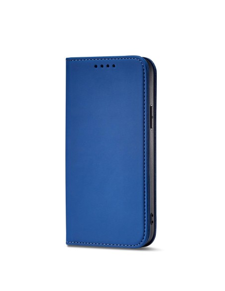 Magnetinis kortelės dėklas iPhone 12, dangtelis, kortelių piniginė, kortelių stovas, mėlynas