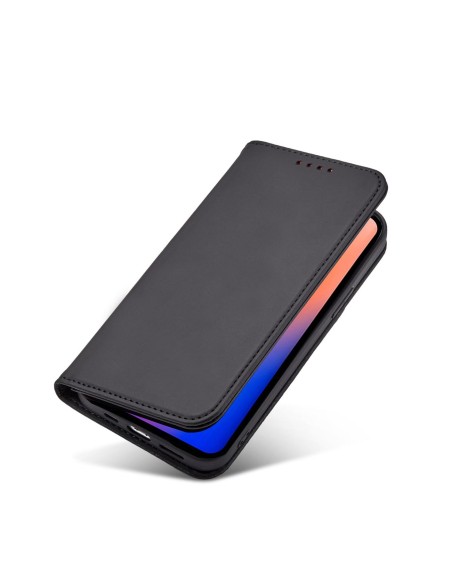 Magnetinis kortelės dėklas, skirtas iPhone 12 Pro Max, dangtelis, kortelių piniginė, kortelių stovas, juodas