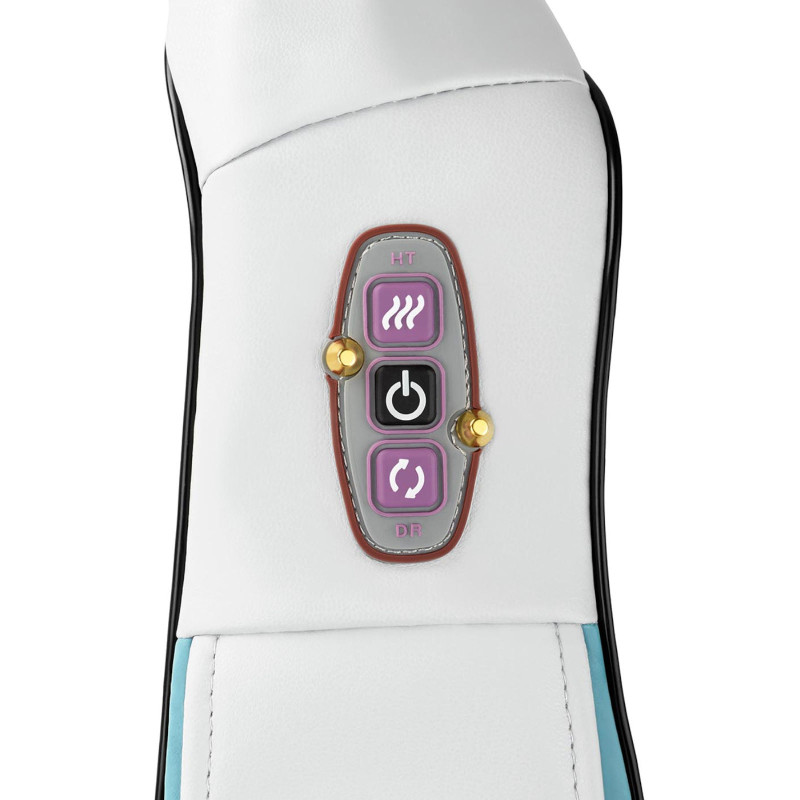 12V/230V šildomas kaklo ir nugaros pečių masažuoklis pilkas