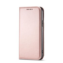 Magnetinis kortelės dėklas, skirtas iPhone 13 Pro Max, dangtelis, kortelių piniginė, kortelių stovas, rožinė