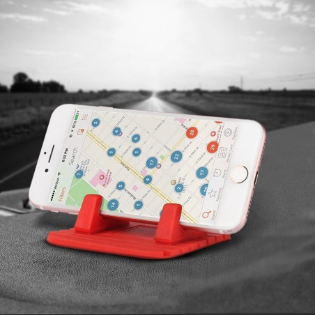Universalus automobilio laikiklis silikoninis telefono stovas nano padas mėlynas Universalus automobilio laikiklis silikoninis telefono stovas nano padas mėlynas