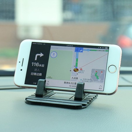 Universalus automobilio laikiklis silikoninis telefono stovas nano padas mėlynas Universalus automobilio laikiklis silikoninis telefono stovas nano padas mėlynas