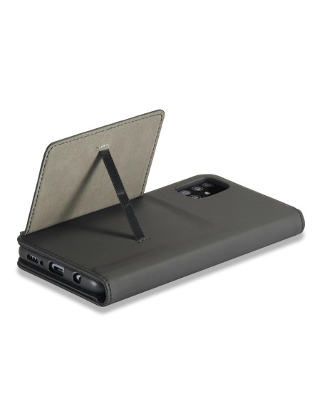 Magnetinės kortelės dėklas, skirtas Samsung Galaxy A13 5G padengti kortelei piniginės kortelių stovas juodas