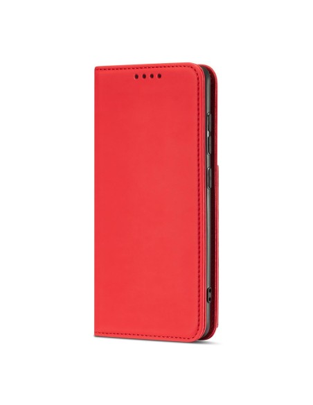 Magnetinis kortelių dėklas Samsung Galaxy A53 5G, dangtelis, kortelių piniginė, kortelių stovas, raudonas Magnetinis kortelių dėklas Samsung Galaxy A53 5G, dangtelis, kortelių piniginė, kortelių stovas, raudonas