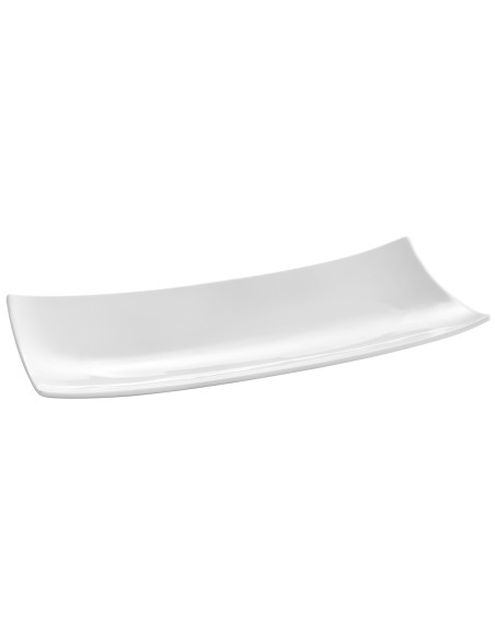 Dekoratyvinis stačiakampis serviravimo indas BARKA 352x146mm baltas porcelianas - Hendi 785553 Dekoratyvinis stačiakampis serviravimo indas BARKA 352x146mm baltas porcelianas - Hendi 785553