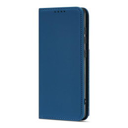Magnetinis kortelės dėklas, skirtas Xiaomi Redmi Note 11 Pro, dangtelis, kortelių piniginė, kortelių stovas, mėlynas