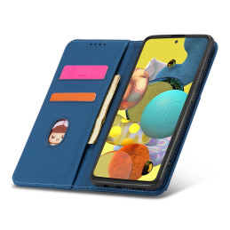 Magnetinis kortelės dėklas, skirtas Xiaomi Redmi Note 11 Pro, dangtelis, kortelių piniginė, kortelių stovas, mėlynas