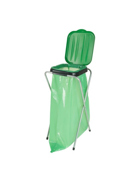 Stendinis maitinimo laikiklis 120L šiukšlių maišams GREEN Stendinis maitinimo laikiklis 120L šiukšlių maišams GREEN