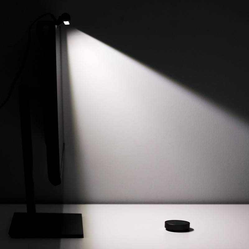 Elesense biuro belaidžiu būdu valdomas LED monitorius šviesiai juodas (E1129)