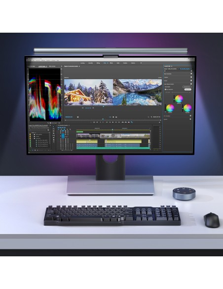 Elesense biuro belaidžiu būdu valdomas LED monitorius šviesiai juodas (E1129) Elesense biuro belaidžiu būdu valdomas LED monitorius šviesiai juodas (E1129)