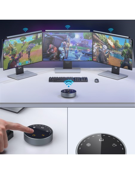 Elesense biuro belaidžiu būdu valdomas LED monitorius šviesiai juodas (E1129) Elesense biuro belaidžiu būdu valdomas LED monitorius šviesiai juodas (E1129)