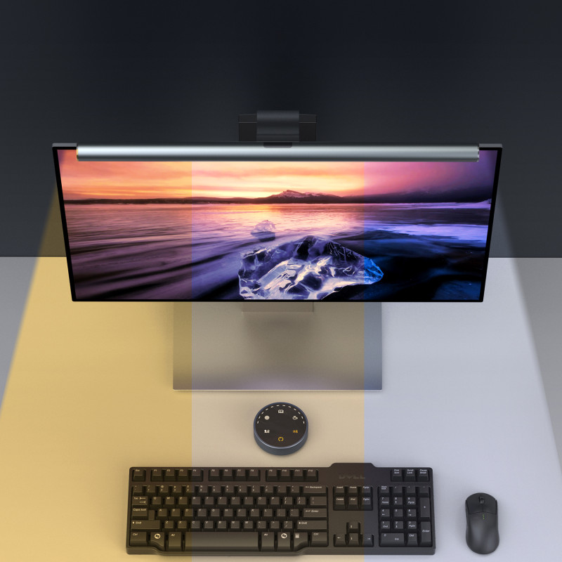 Elesense biuro belaidžiu būdu valdomas LED monitorius šviesiai juodas (E1129)