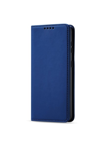 Magnetinis kortelės dėklas, skirtas Samsung Galaxy S22+ (S22 Plus) padengti kortelę Piniginės kortelės stovas mėlynas