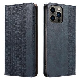 Magnetinio dirželio dėklas, skirtas iPhone 12 Pro, piniginės dangtelis + mini pakabukas, mėlynas