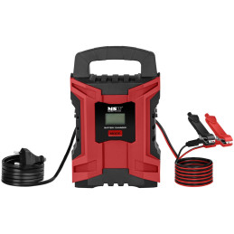 Automatinis automobilio akumuliatoriaus įkroviklis su LCD atminties funkcija 180 W 6/12 V 2/10 A