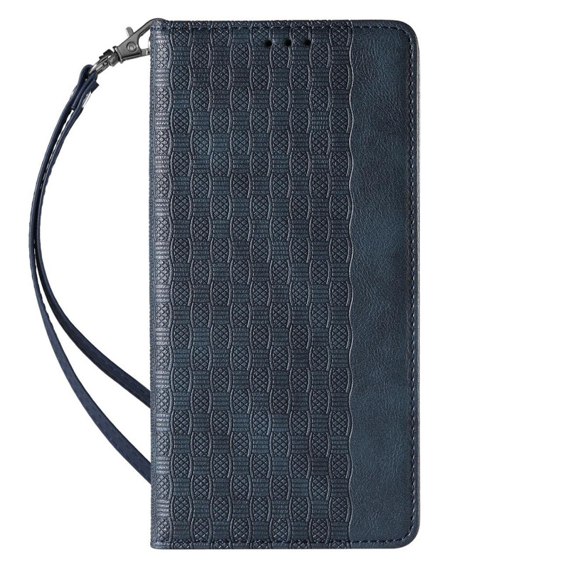 Magnet Strap Case dėklas skirtas iPhone 13 mini piniginės dangteliui + mini mėlynos spalvos pakabukas su dirželiu