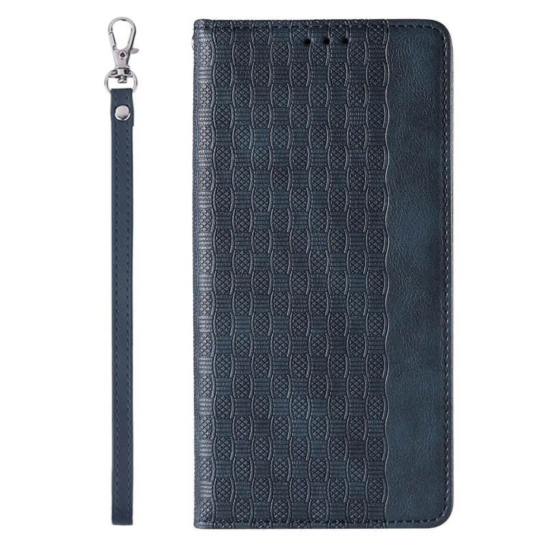 Magnet Strap Case dėklas skirtas iPhone 13 mini piniginės dangteliui + mini mėlynos spalvos pakabukas su dirželiu