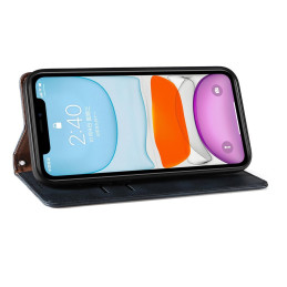 Magnet Strap Case dėklas skirtas iPhone 13 mini piniginės dangteliui + mini mėlynos spalvos pakabukas su dirželiu