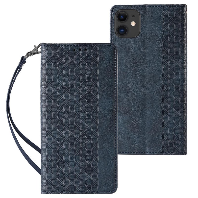 Magnet Strap Case dėklas, skirtas iPhone 13 piniginės dėklui + mini mėlynas pakabukas su dirželiu Magnet Strap Case dėklas, skirtas iPhone 13 piniginės dėklui + mini mėlynas pakabukas su dirželiu