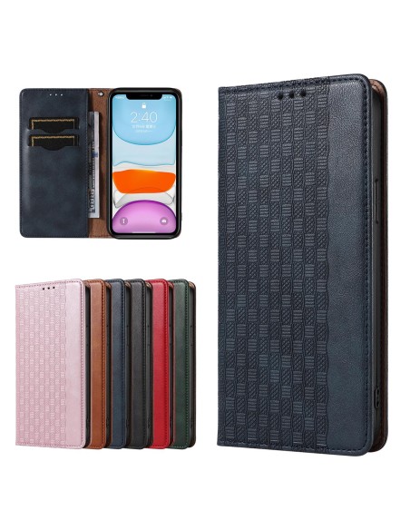 Magnet Strap Case dėklas, skirtas iPhone 13 piniginės dėklui + mini mėlynas pakabukas su dirželiu