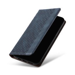 Magnet Strap Case dėklas, skirtas iPhone 13 piniginės dėklui + mini mėlynas pakabukas su dirželiu
