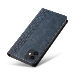 Magnet Strap Case dėklas, skirtas iPhone 13 piniginės dėklui + mini mėlynas pakabukas su dirželiu