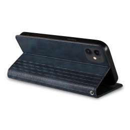 Magnet Strap Case dėklas, skirtas iPhone 13 piniginės dėklui + mini mėlynas pakabukas su dirželiu