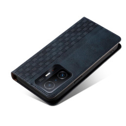 Magnetinio dirželio dėklas, skirtas Samsung Galaxy A13 5G piniginės dangtelis + mini pakabukas, mėlynas
