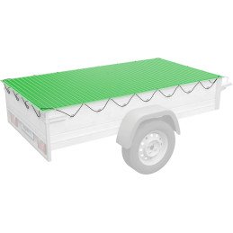 Transportavimo tinklas, fiksuojantis krovinį ant priekabos smulkaus tinklelio 2 x 3 m žalias