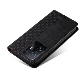 Magnetinio dirželio dėklas, skirtas „Xiaomi Redmi Note 11 Pro Cover“ piniginei + juodas mini pakabukas