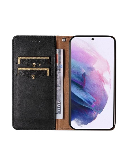 Magnetinio dirželio dėklas, skirtas Samsung Galaxy S22+ (S22 Plus) piniginės dangtelis + juodas mini pakabukas su diržel... Magnetinio dirželio dėklas, skirtas Samsung Galaxy S22+ (S22 Plus) piniginės dangtelis + juodas mini pakabukas su diržel...