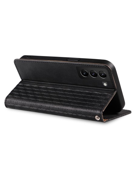 Magnetinio dirželio dėklas, skirtas Samsung Galaxy S22+ (S22 Plus) piniginės dangtelis + juodas mini pakabukas su diržel... Magnetinio dirželio dėklas, skirtas Samsung Galaxy S22+ (S22 Plus) piniginės dangtelis + juodas mini pakabukas su diržel...