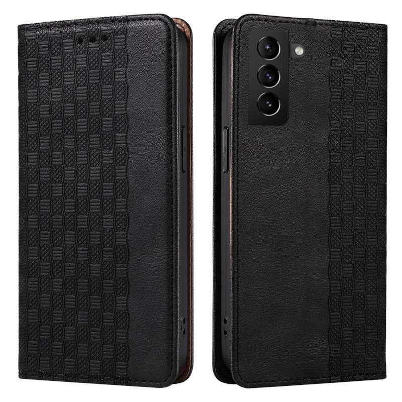 Magnetinio dirželio dėklas, skirtas Samsung Galaxy S22+ (S22 Plus) piniginės dangtelis + juodas mini pakabukas su diržel...