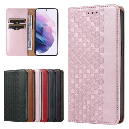 Magnetinio dirželio dėklas, skirtas Samsung Galaxy S22+ (S22 Plus) piniginės dangtelis + mini pakabukas, rožinis