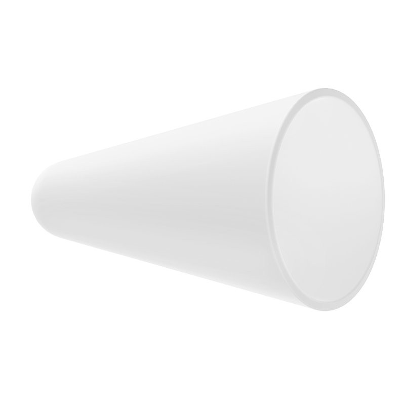 Silikoniniai rašiklio antgaliai balti vidutiniai 12vnt.