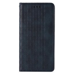 Magnetinio dirželio dėklas, skirtas Samsung Galaxy S22 Ultra piniginės dangtelis + mini mėlynos spalvos pakabukas