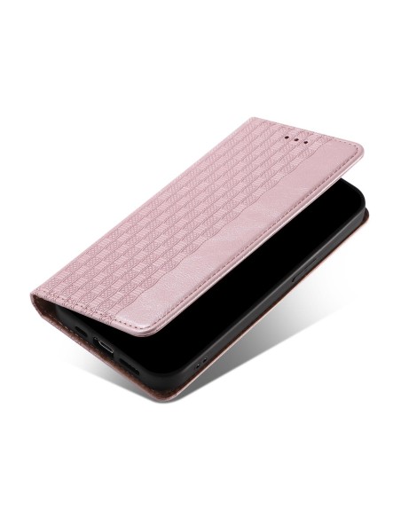 Magnetinio dirželio dėklas, skirtas Samsung Galaxy S22 Ultra piniginės užvalkalui + mini rožinis pakabukas Magnetinio dirželio dėklas, skirtas Samsung Galaxy S22 Ultra piniginės užvalkalui + mini rožinis pakabukas