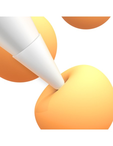 Silikoniniai rašiklio antgaliai balti vidutiniai 12vnt. Silikoniniai rašiklio antgaliai balti vidutiniai 12vnt.