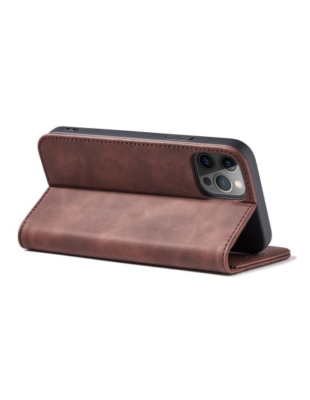 Magnet Fancy Case dėklas skirtas iPhone 12 Pro Max, dangtelis, kortelių piniginė, stovas, raudonas Magnet Fancy Case dėklas skirtas iPhone 12 Pro Max, dangtelis, kortelių piniginė, stovas, raudonas