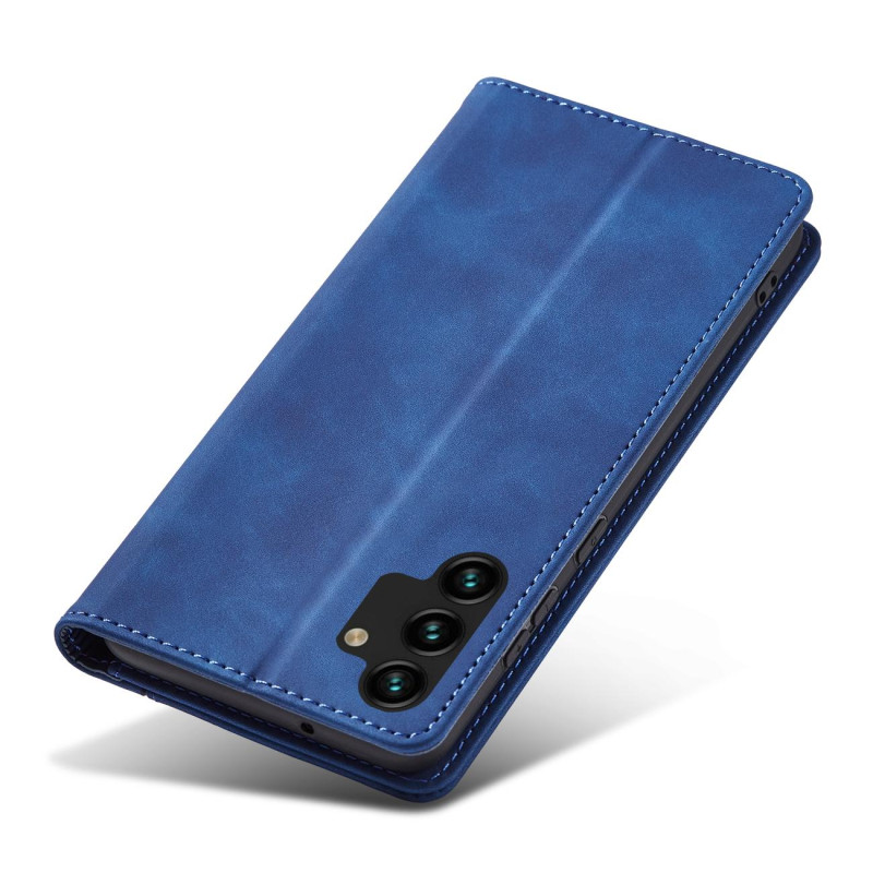 Magnetinis Fancy Case Dėklas, skirtas Samsung Galaxy A13 5G Cover Card Piniginės kortelės stovas Mėlynas