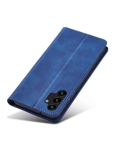 Magnetinis Fancy Case Dėklas, skirtas Samsung Galaxy A13 5G Cover Card Piniginės kortelės stovas Mėlynas