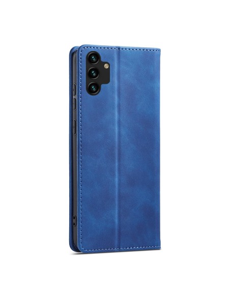 Magnetinis Fancy Case Dėklas, skirtas Samsung Galaxy A13 5G Cover Card Piniginės kortelės stovas Mėlynas